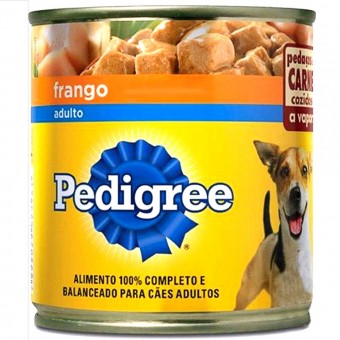 Pedigree Lata Frango Pedaços - 290 g